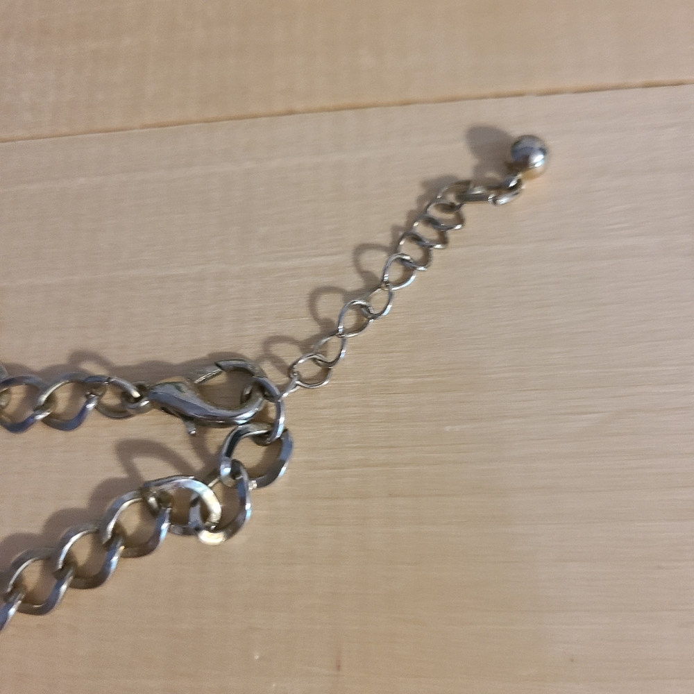 Vintage Estate Statement Necklace,  Red - Picture 7 of 7